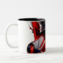 Crimson King Silver Crown - Urban Streetwear Editi Zweifarbige Tasse