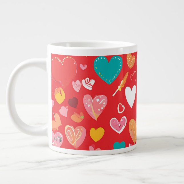 Crimson-Liebe | Jumbo-Tasse (Links)