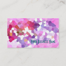 Crimson, Lilac, rosa Abstrakte Visitenkarte