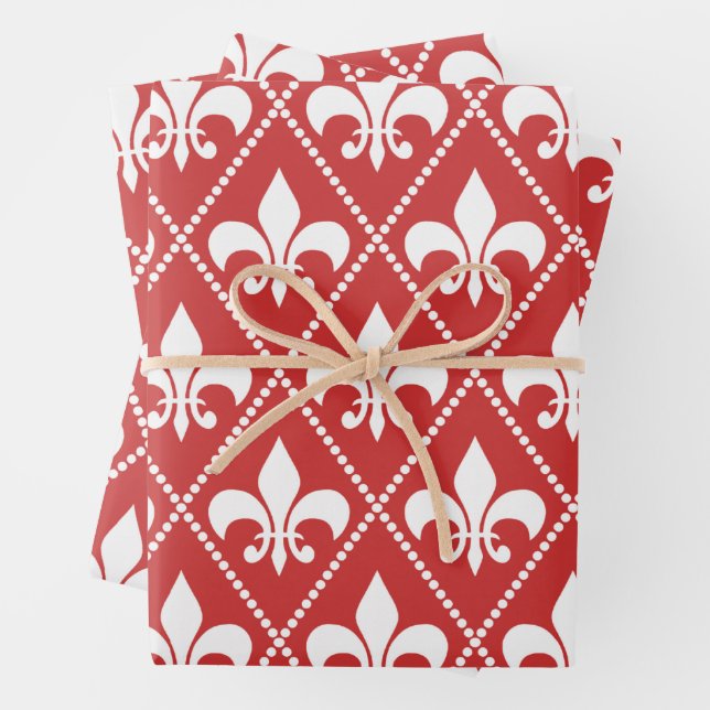 Crimson Lilie Geschenkpapier Set (Beispiel)