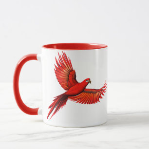 Crimson Macaw/Roter Papagei Tasse