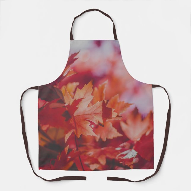 Crimson Maple Reverie Apron Schürze (Vorderseite)