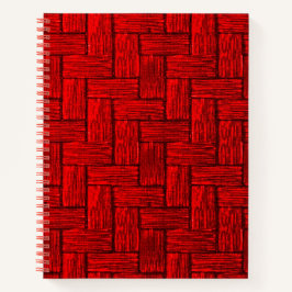 Crimson Maze Spiral Notebook Notizbuch