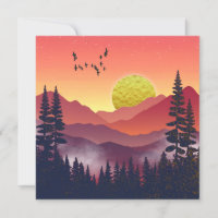 Crimson Mountains Landschaft