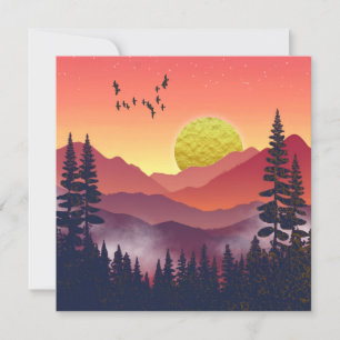 Crimson Mountains Landschaft