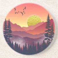 Crimson Mountains Landschaft