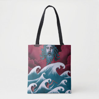 Crimson Neptune Ölgemälde