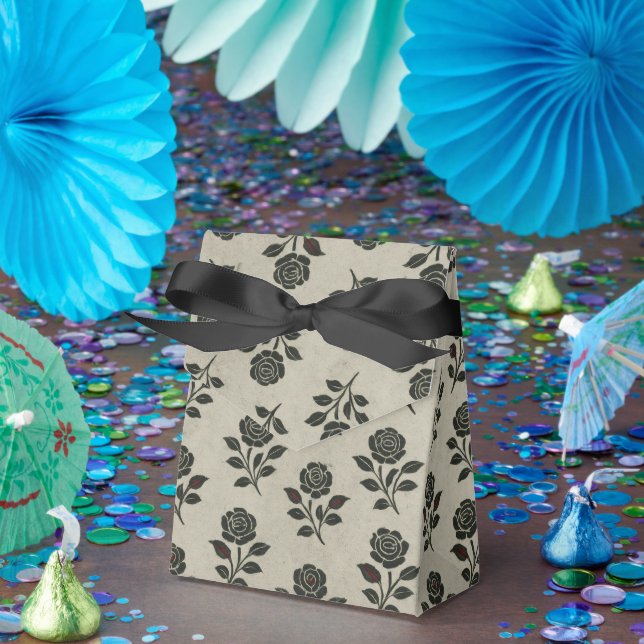 Crimson Nocturne Bloom Viktorianisch Geschenkschachtel (Party)