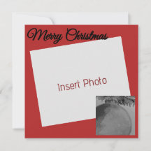 Crimson Ornament Weihnachten - Elegante Urlaubskar