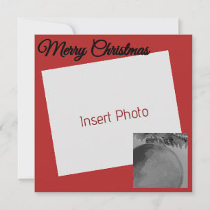 Crimson Ornament Weihnachten - Elegante Urlaubskar