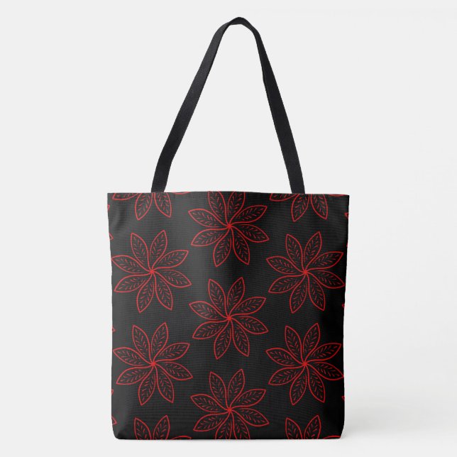 Crimson Pattern auf schwarz (Vorderseite)