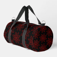 Crimson Pattern auf schwarz