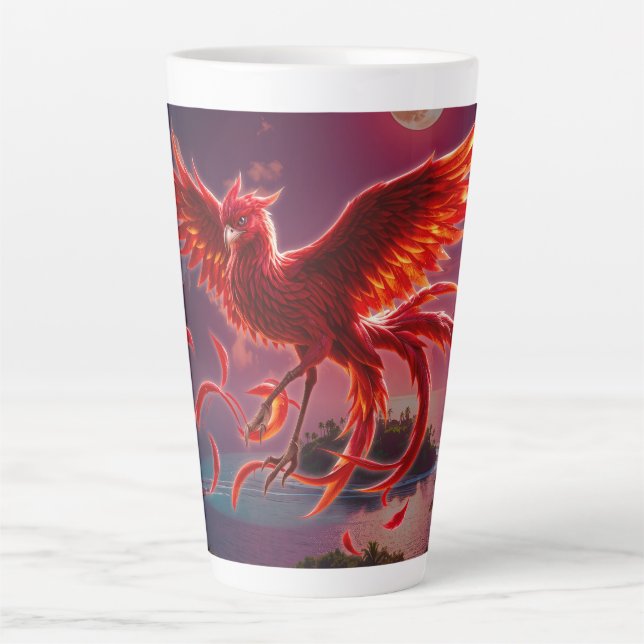 Crimson Phoenix of the Moonlit Tide.  Milchtasse (Vorderseite)
