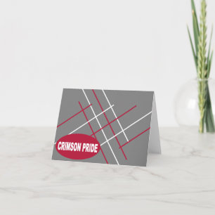 Crimson-Pride-Karte Dankeskarte
