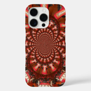 Crimson Pulse Kaleidoskop Zunge Abstrakte Kunst iPhone 16 Pro Hülle
