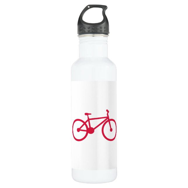 Crimson Red Bicycle Trinkflasche (Vorderseite)