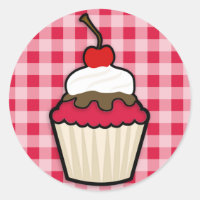 Crimson Red Cupcake