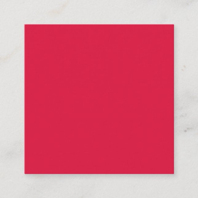Crimson Red Custom Enclosure Card Begleitkarte (Vorderseite)