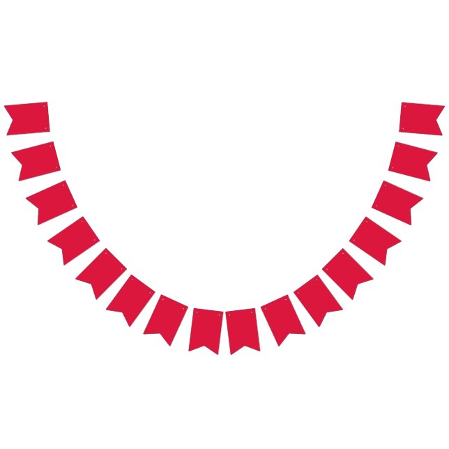 Crimson Red Custom Party Banner (Alle)