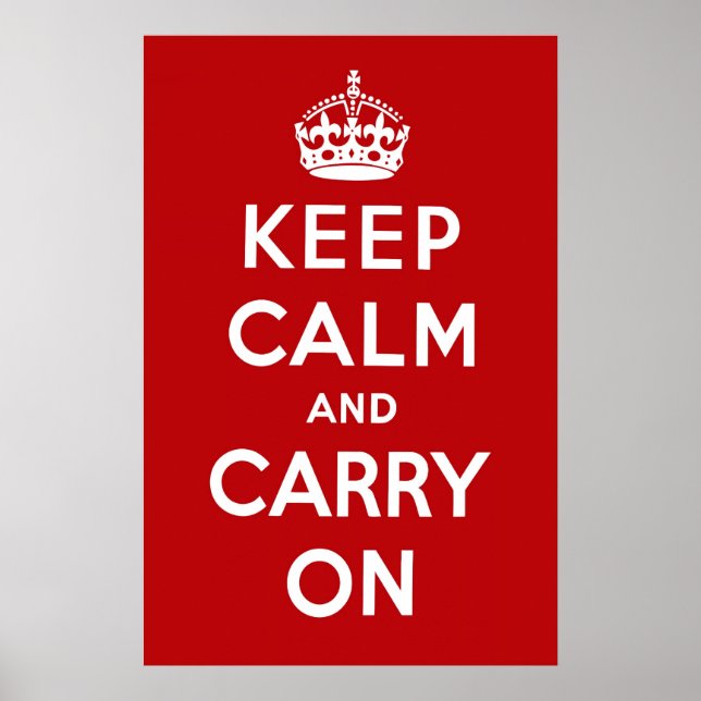 Crimson Red Poster (Vorne)