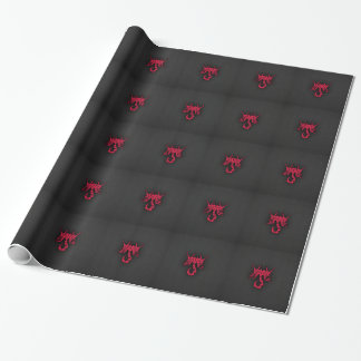 Crimson Red Scorpio Geschenkpapier