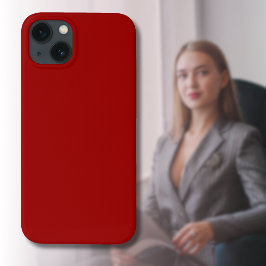 Crimson Red Solid Color | Classic | elegant Case-Mate iPhone Hülle