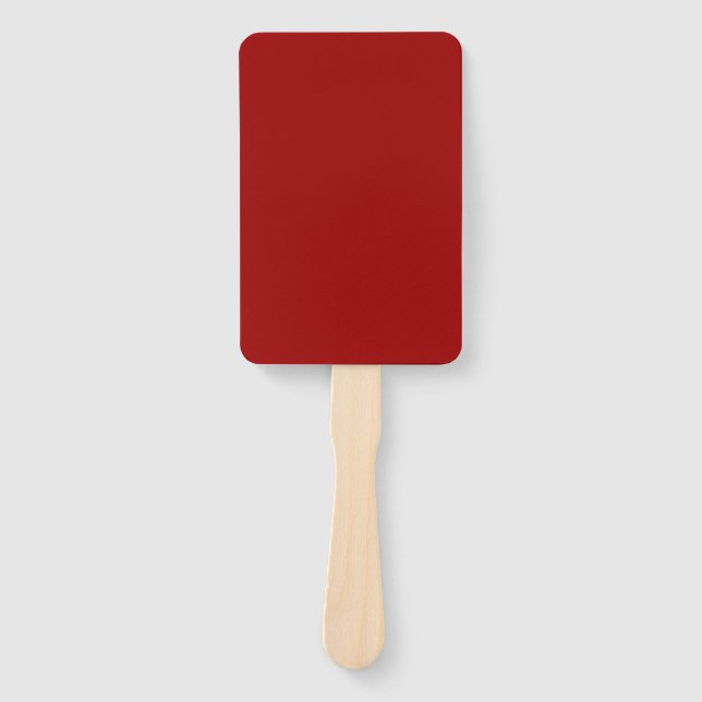 Crimson Red Solid Color Fächer (Vorderseite)
