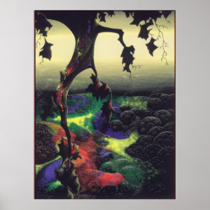 Crimson Red und Gold - 1995; Vereinigte Staaten E Poster