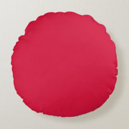 Crimson Round Pillow Rundes Kissen