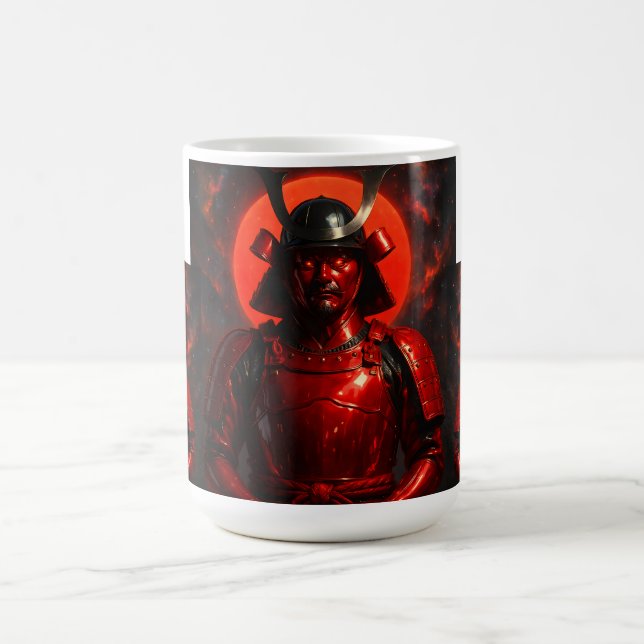 Crimson Samurai Warrior Kaffeetasse (Mittel)