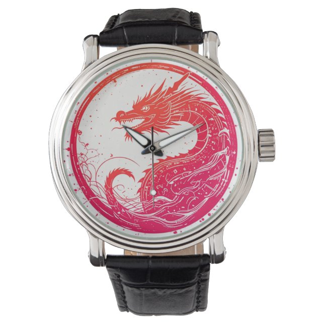 Crimson Serpent Emblem Armbanduhr (Vorderseite)