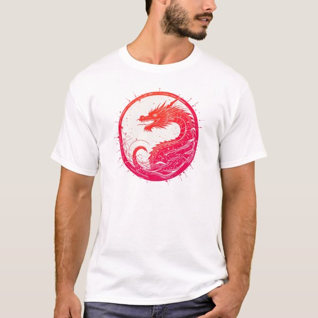 Crimson Serpent Emblem T-Shirt (Vorderseite)