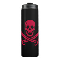 Crimson Skull & Schwerter Pirate Fahne von Calico