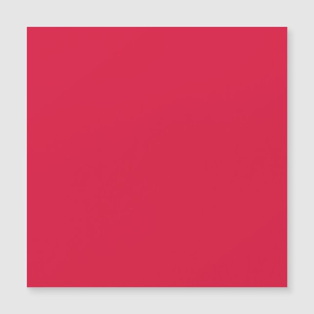 Crimson Solid Color | Classic | elegant | Trendy Magnetkarte (Vorderseite)
