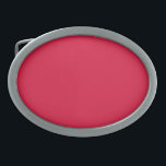 Crimson Solid Color | Classic | elegant | Trendy Ovale Gürtelschnalle<br><div class="desc">Crimson Solid Color | Classic | elegant | Trendy | Stilvoll</div>