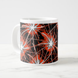 Crimson Starburst Jumbo Mug Jumbo-Tasse