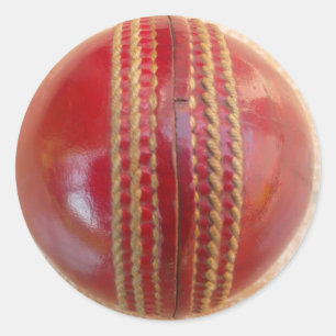 Crimson Stitch Fokus: Nahaufnahme von Crickets Her Runder Aufkleber