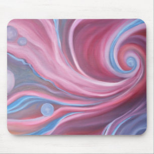 Crimson Swirl Mousepad