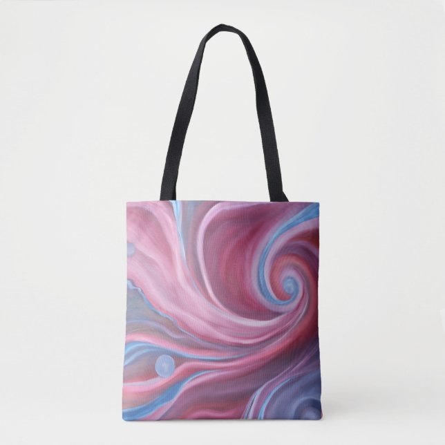 Crimson Swirl Tote Bag (Vorderseite)