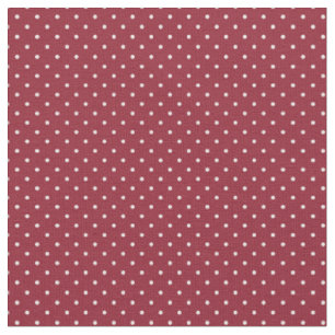 Crimson Tiny Dots Stoff