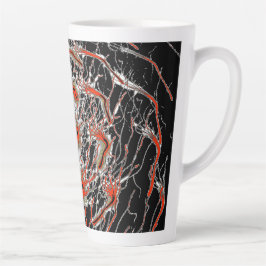 Crimson Veinflow Latte Mug Milchtasse