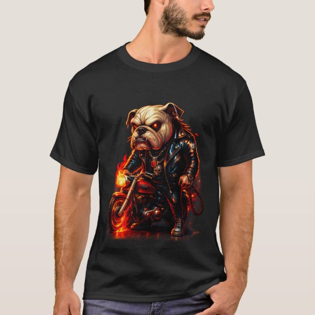 Crimson Warrior Bear – Fantasy Samurai Animal T-Sh T-Shirt (Vorderseite)
