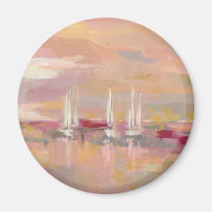 Crimson Waves Magnet