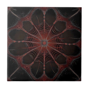Crimson Web: Fraktal-Tanz mit der Redback Spider Fliese