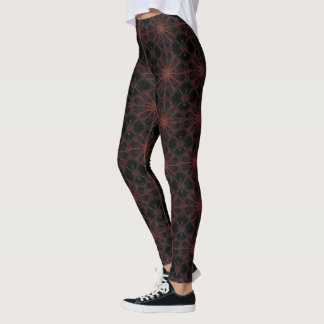 Crimson Web: Fraktal-Tanz mit der Redback Spider Leggings