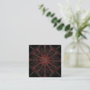 Crimson Web: Fraktal-Tanz mit der Redback Spider Quadratische Visitenkarte