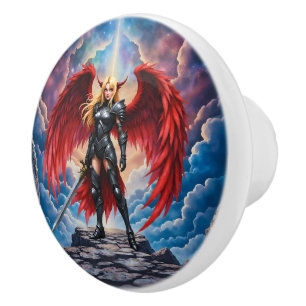Crimson Wing – Gefallene Engelskriegerin. Keramikknauf