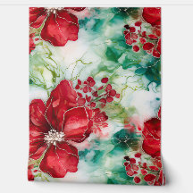 Crimson Yuletide Blooms Botanical