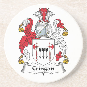 Cringan Familienwappen Sandstein Untersetzer