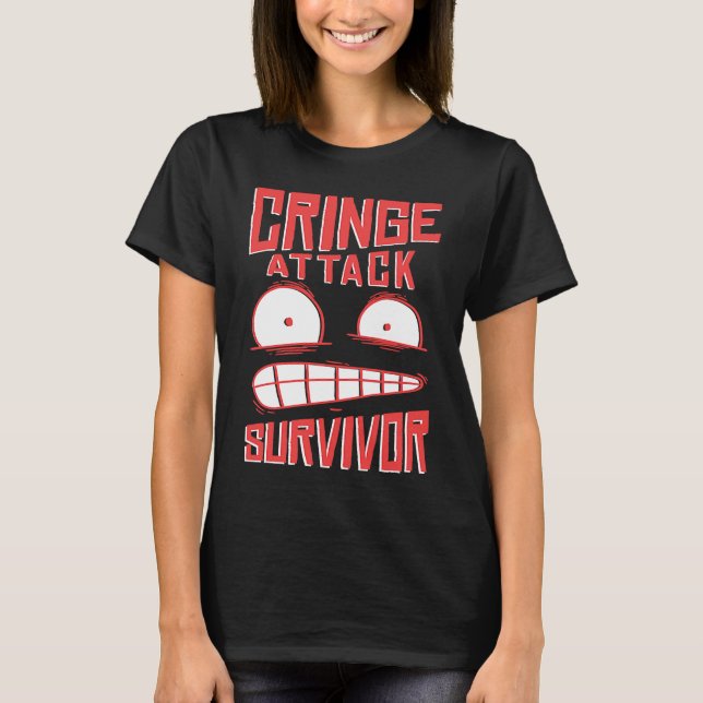 Cringe  phrase Gen Z  meme phrases Cringe T-Shirt (Vorderseite)